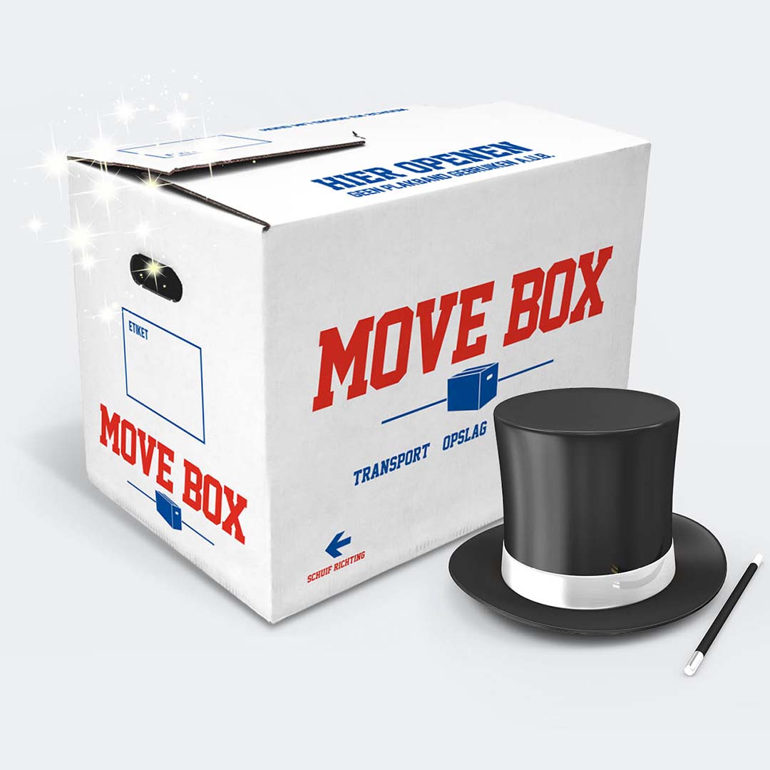 Verhuisdoos type: Movebox  - Met Volle Bodem -  483 x 320 x 360 mm